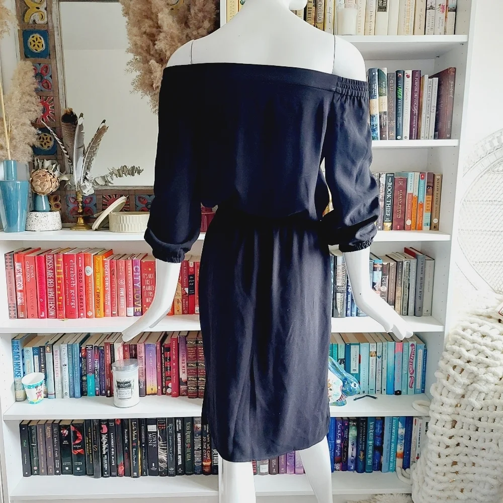 Ann Taylor Factory Off Shoulder Midi Dress - Picture 5 of 8
